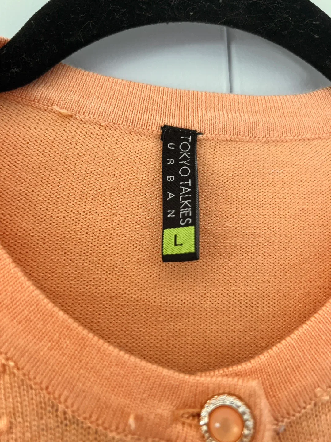 Orange Button-Up Blouse image indicator(4)