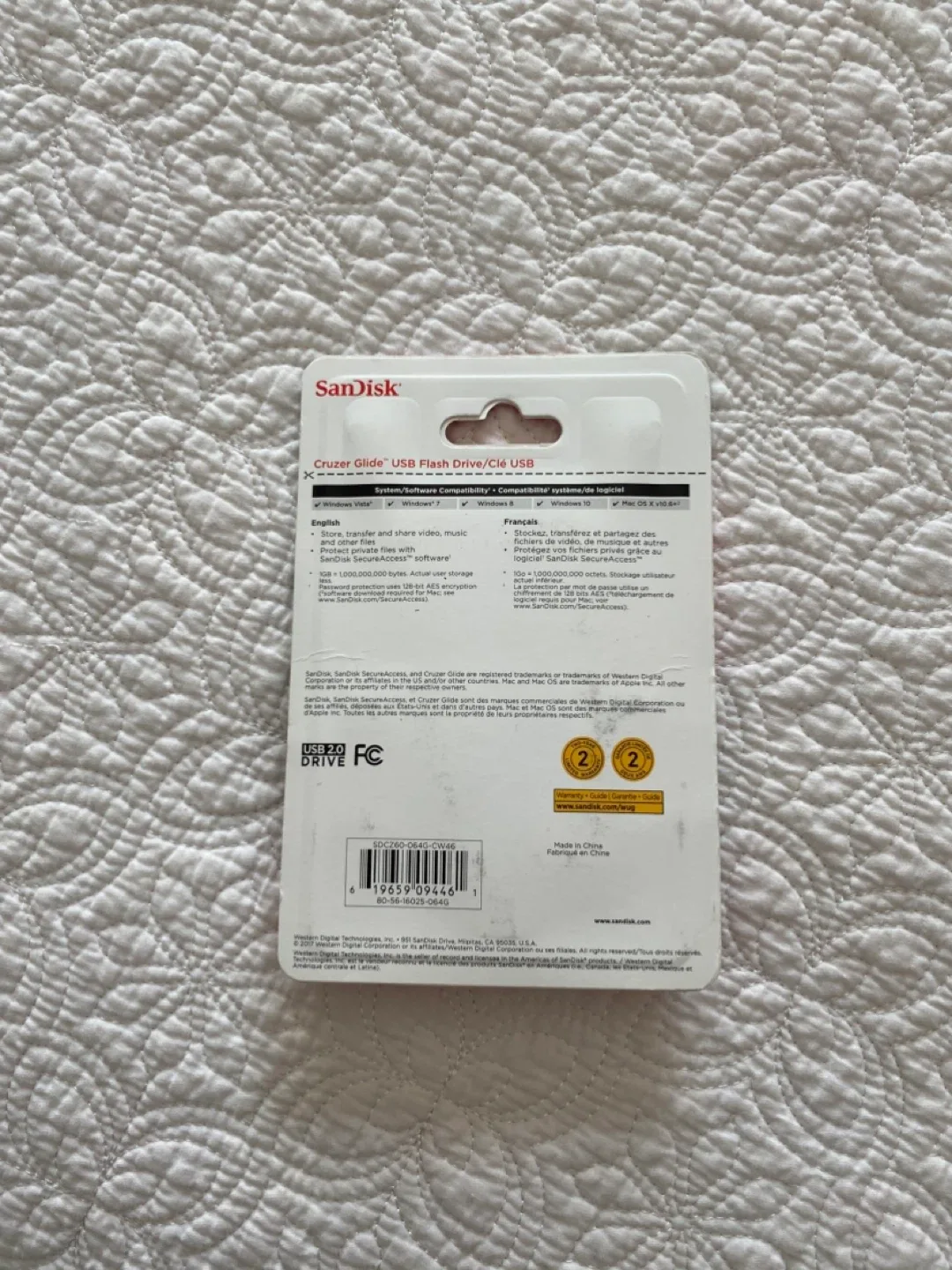 New SanDisk Cruzer Glide 64GB USB Flash Drive image indicator(2)