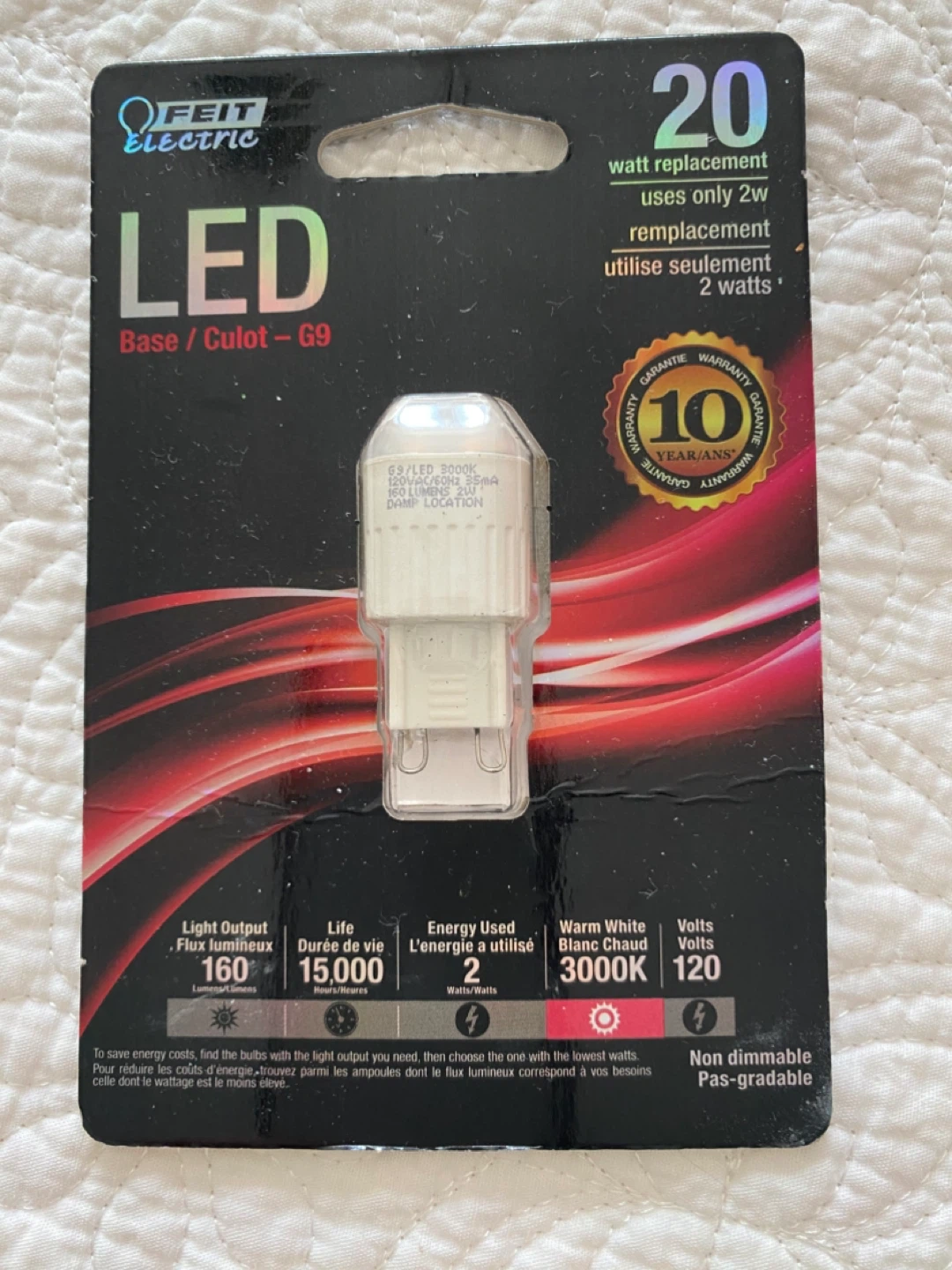 Feit Electric LED G9 Bulb - New - photo 2