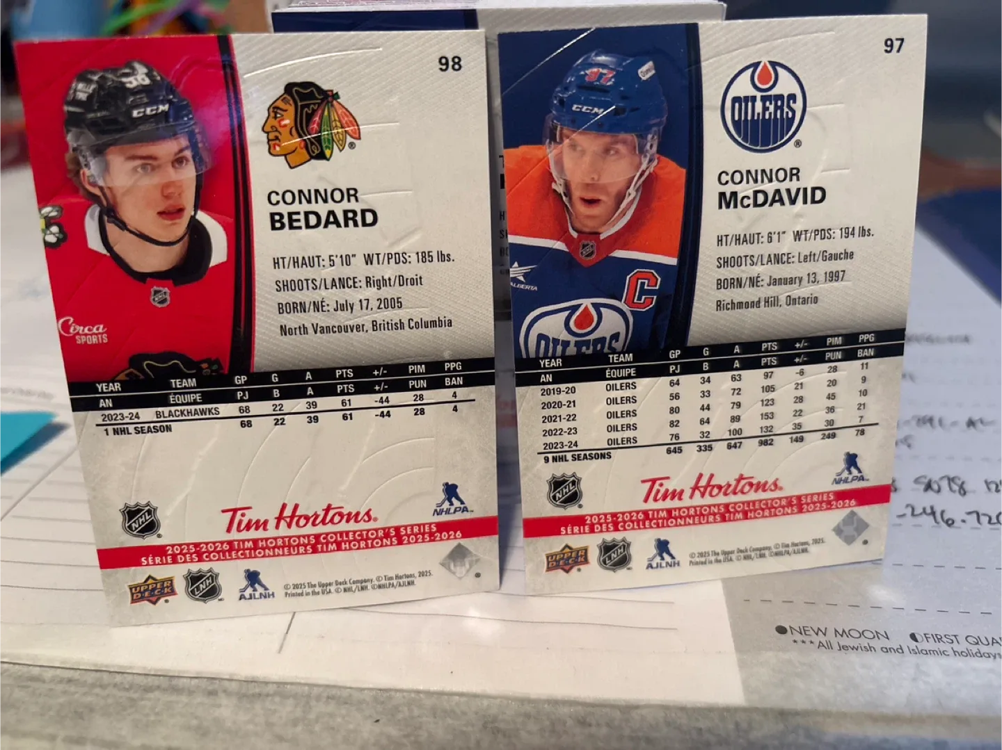 Tim Hortons 2023-2024 Hockey Cards image indicator(3)