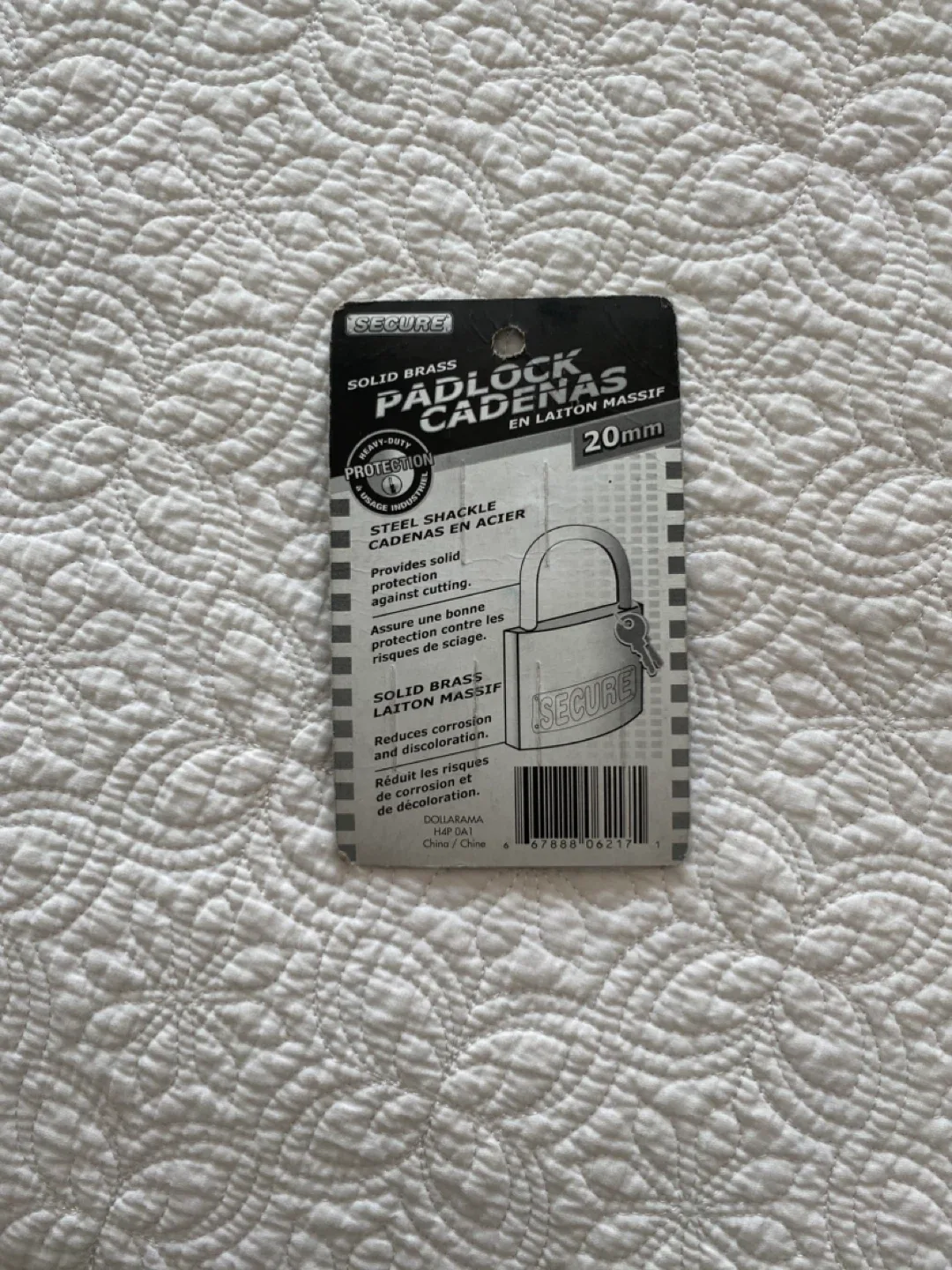 New Secure Solid Brass Padlock 20mm image indicator(2)