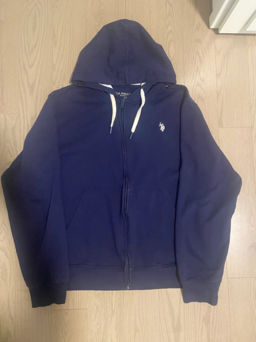 US Polo Assn. Navy Blue Hoodie - Size L