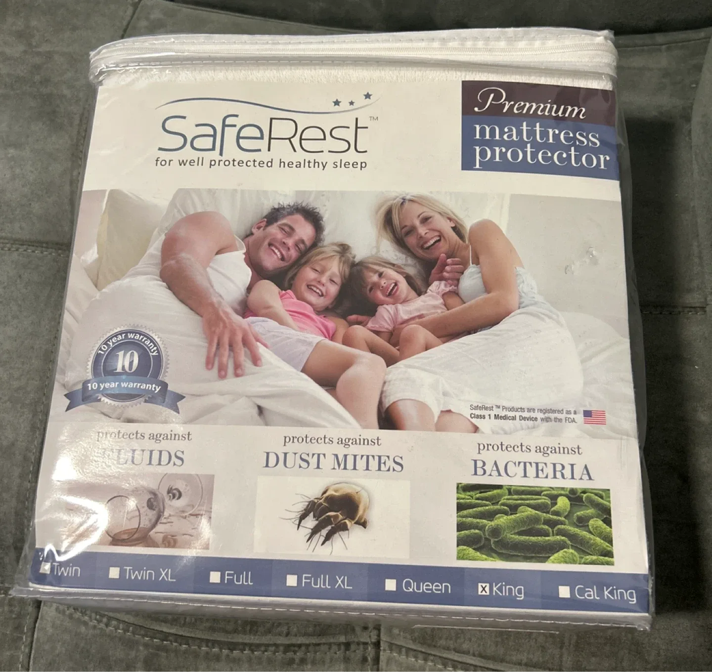 Saferest premium mattress protector