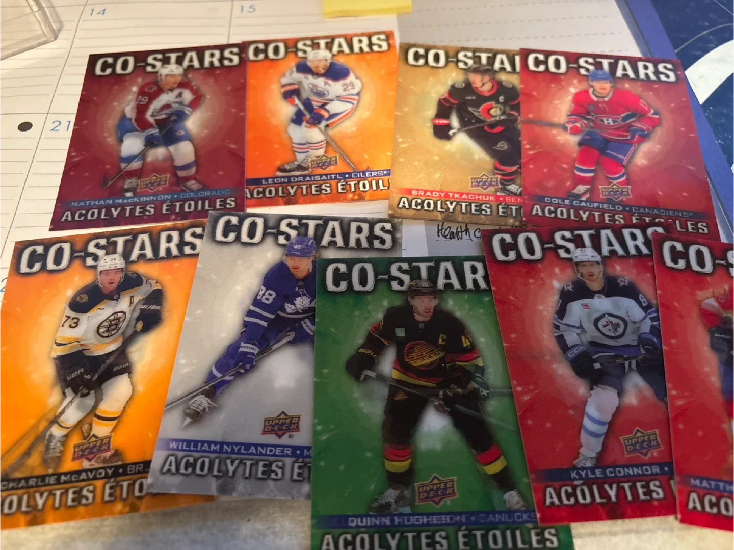 2025-26 Upper Deck Tim Hortons Co-Stars set of 9 cards image indicator(2)