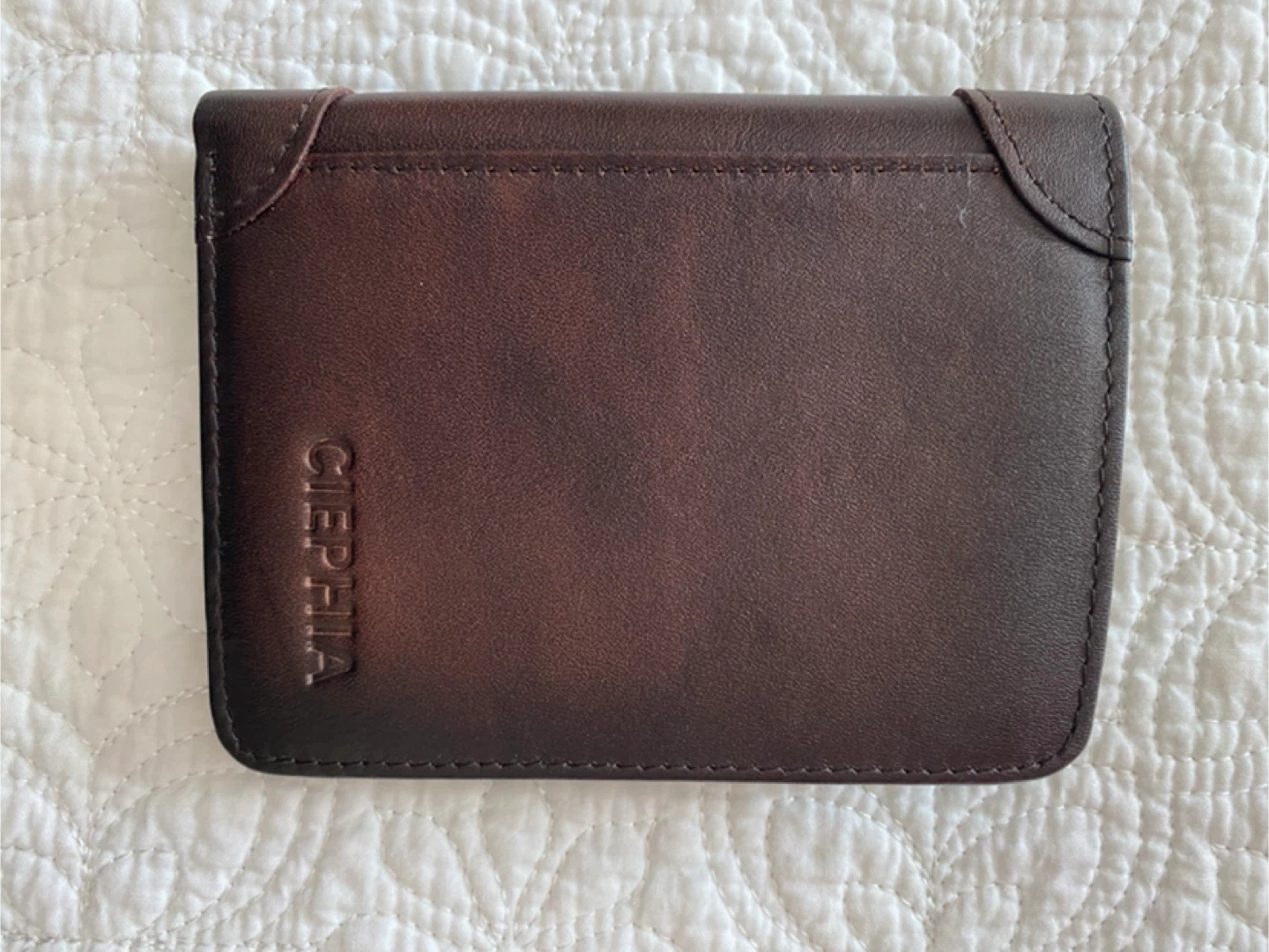 CIEPHIA Brown Leather Wallet
