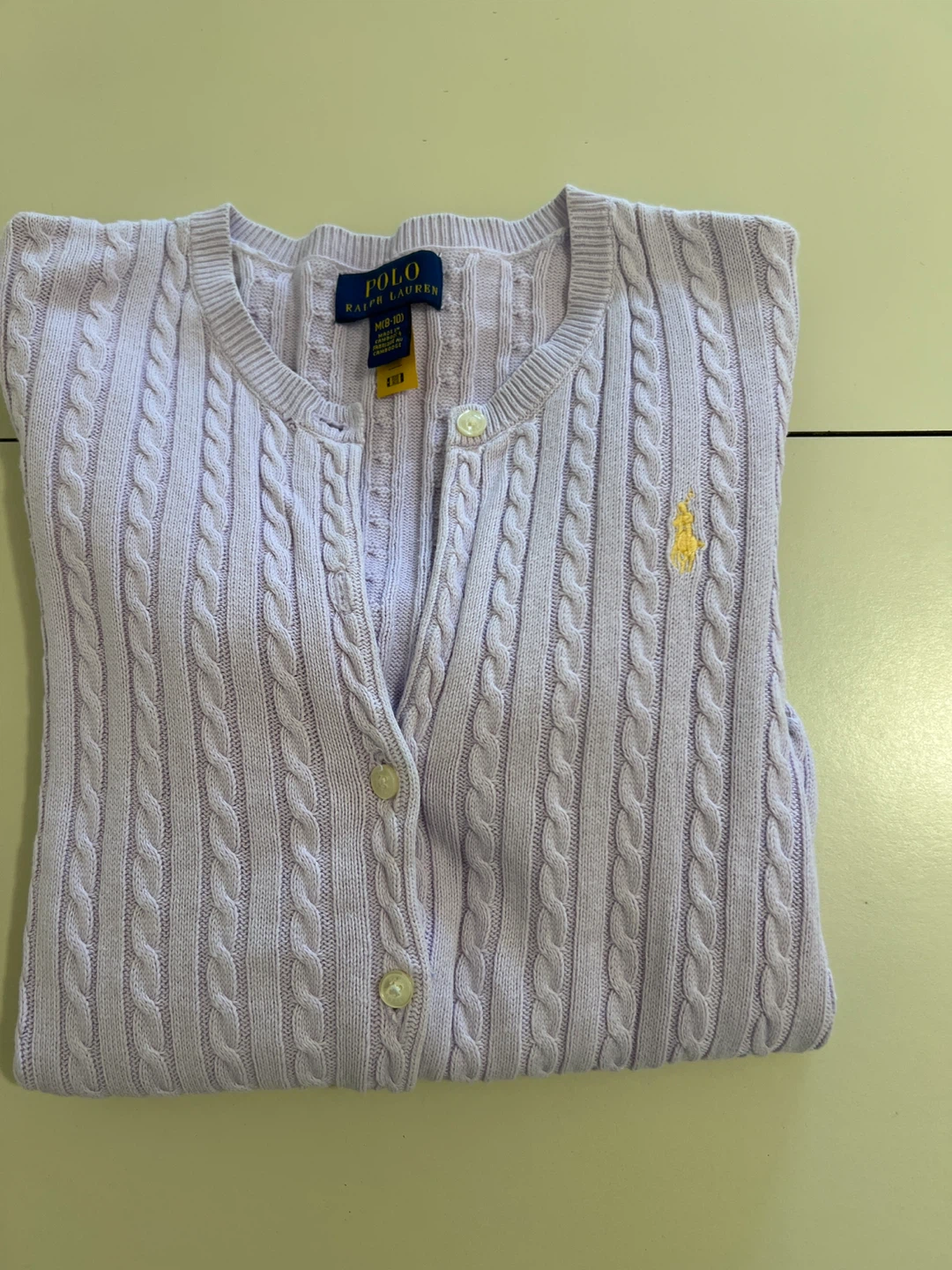 Polo Ralph Lauren Cable Knit Cardigan - Size M - photo 2