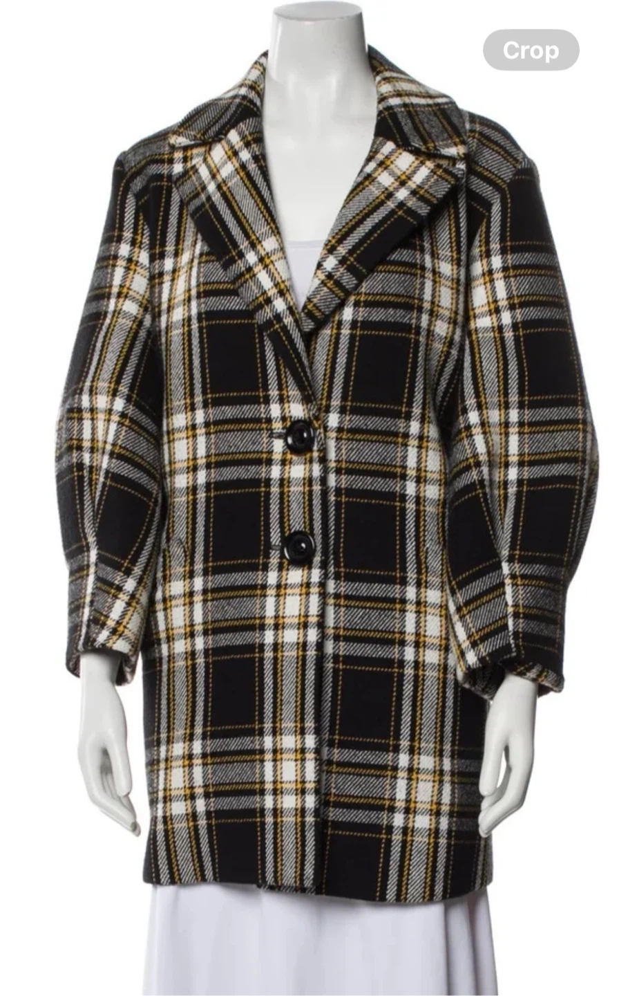 Alice and Olivia plaid coat