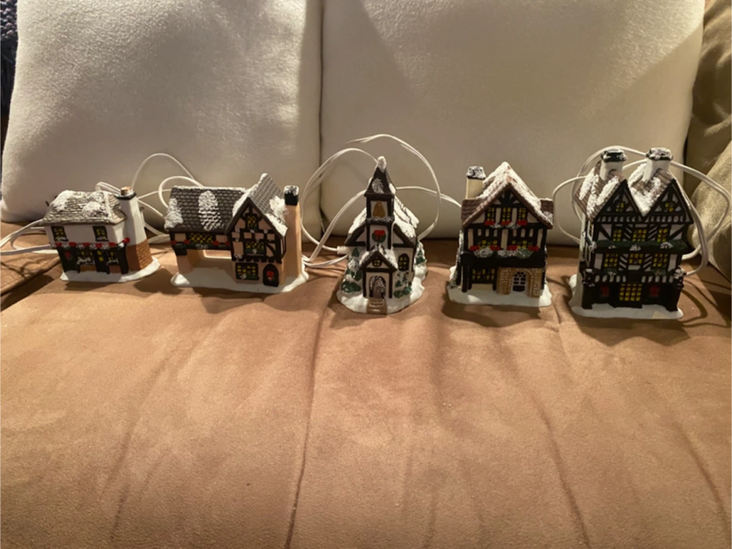 Christmas Village Lighted Houses