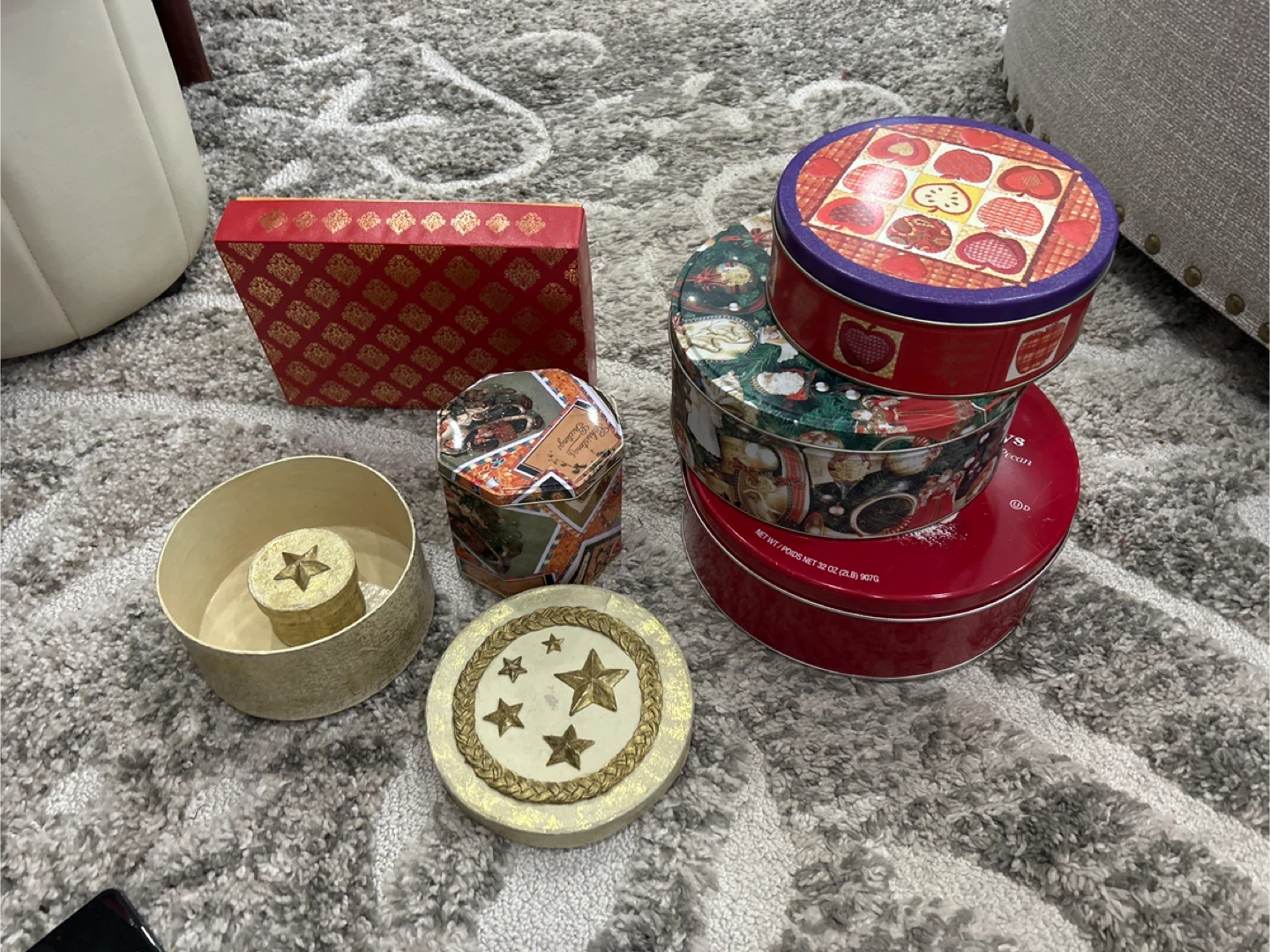 Lot of Gift Tins and Boxes - photo 2