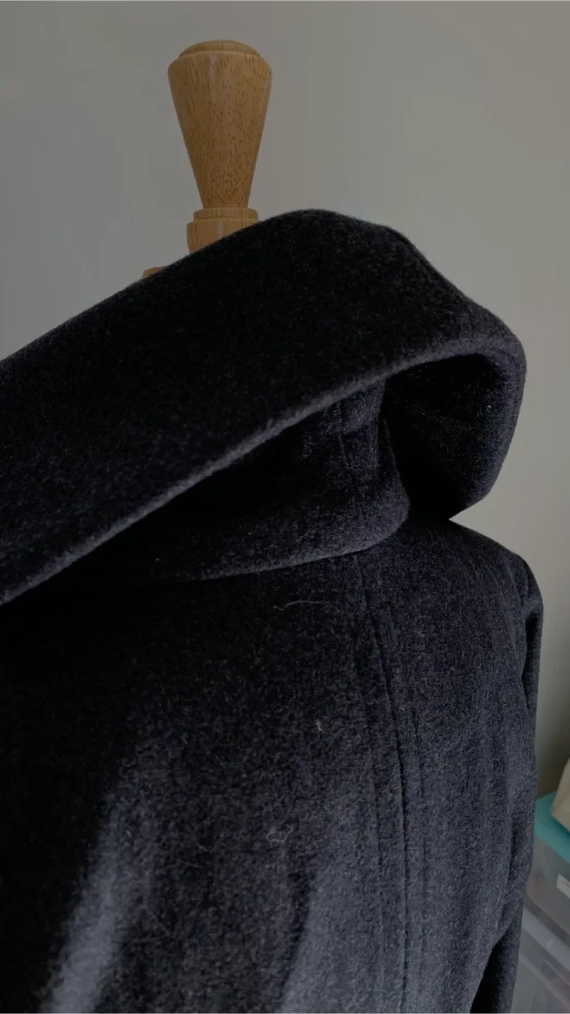 London Fog Belted Wool blend Coat M/L image indicator(6)