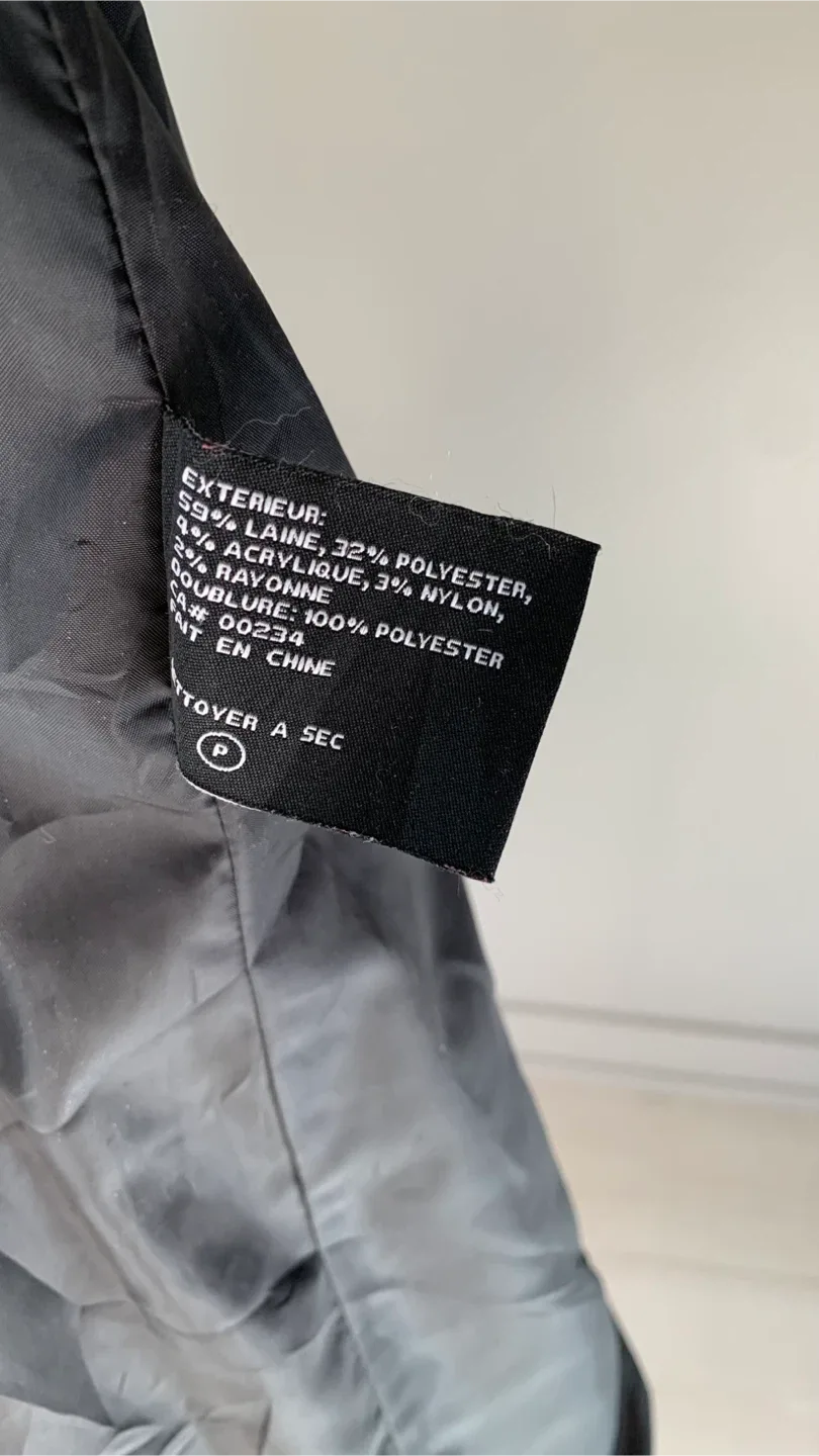 London Fog Belted Wool blend Coat M/L image indicator(9)