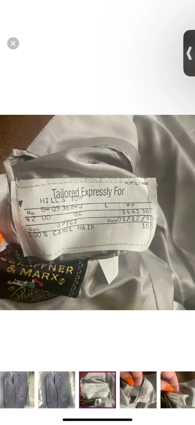 Loro Piano  Black Blazer - Size L image indicator(5)