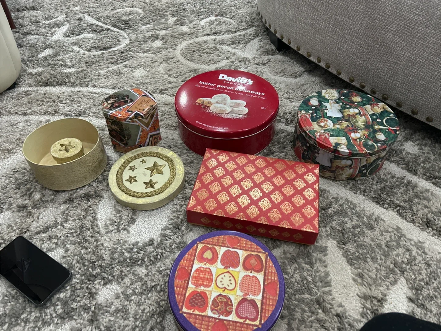 Lot of Gift Tins and Boxes image indicator(3)