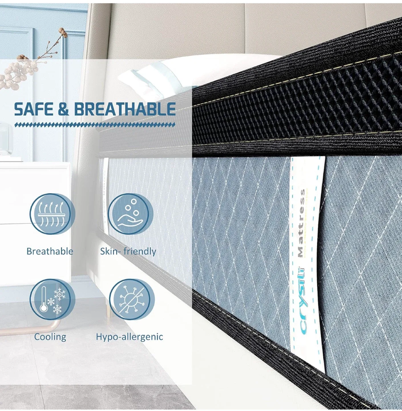 Mattress - Safe & Breathable image indicator(3)