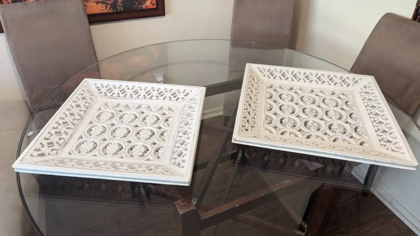 Decorative Square Trays - Set of 4 image indicator(2)