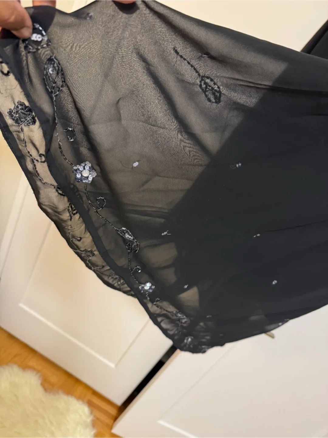 Black Flowy Skirt image indicator(3)