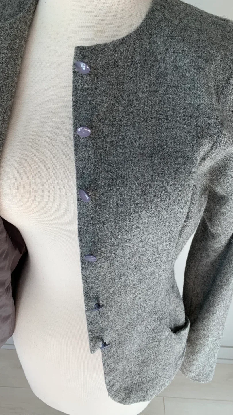 Vintage Alpaca De Paris Woollen Blazer image indicator(9)