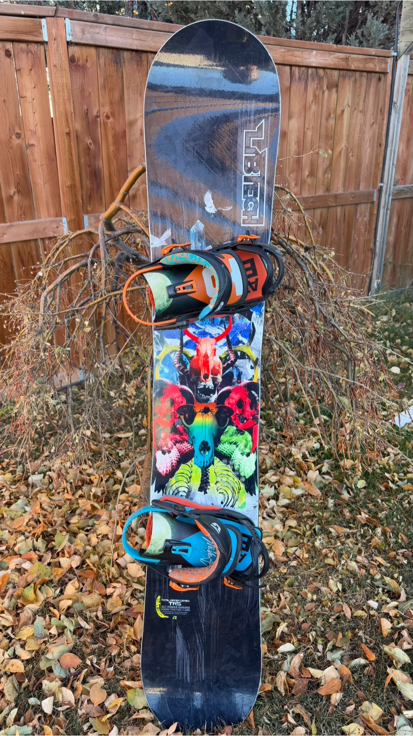Lib Tech Snowboard - union bindings