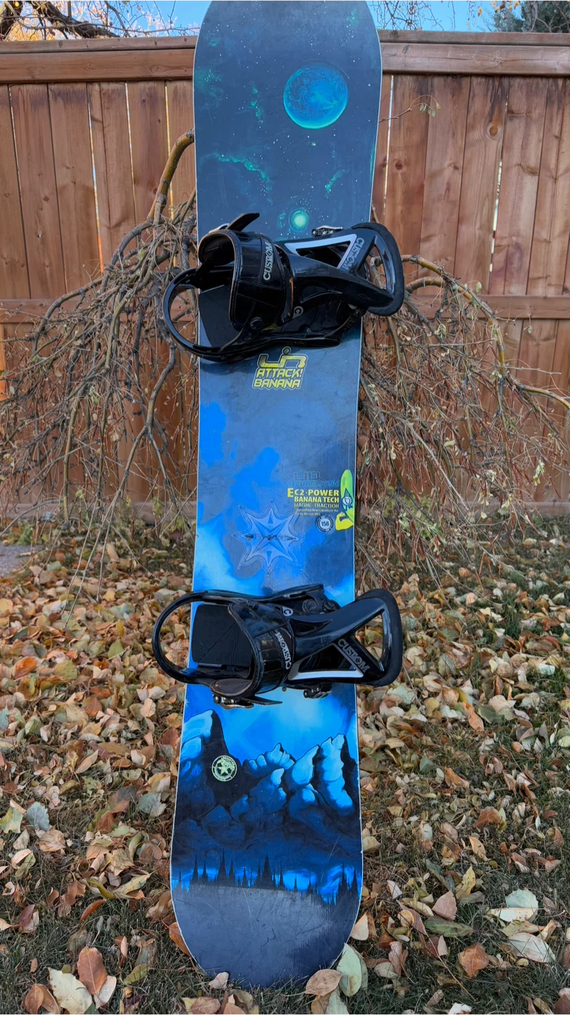 Lib tech snowboard burton bindings