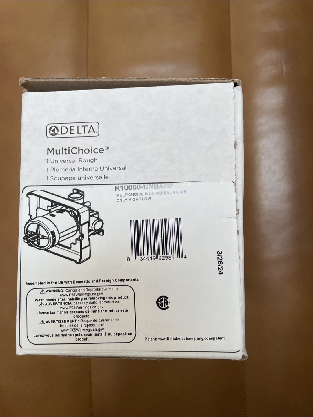 Delta MultiChoice universal valve