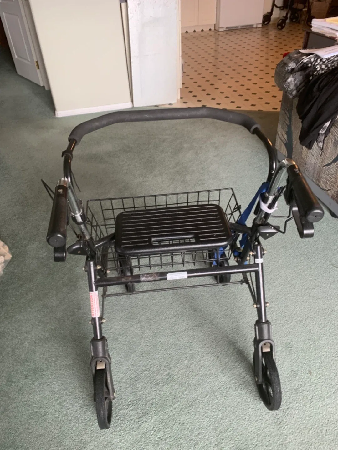 Mobility Walker with Seat and Basket thumbnail