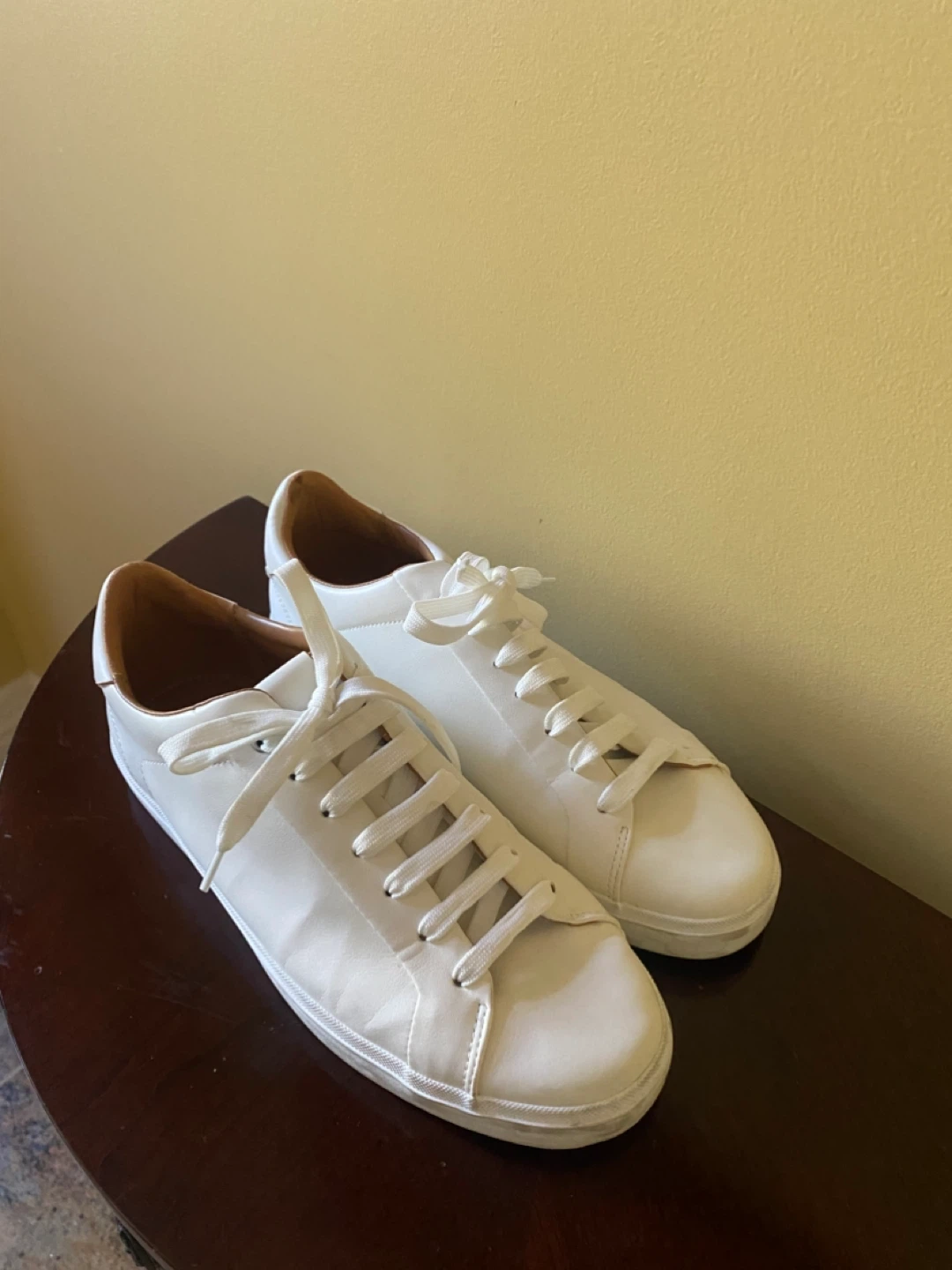 Zara men White Casual Sneakers(size11)