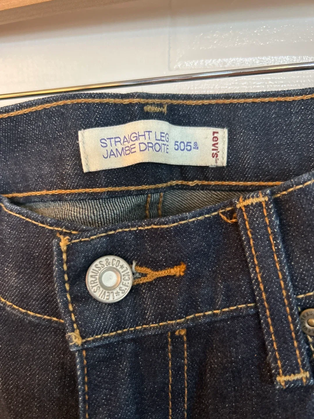 Levi's 505 Straight Leg Jeans - Size 8M image indicator(2)