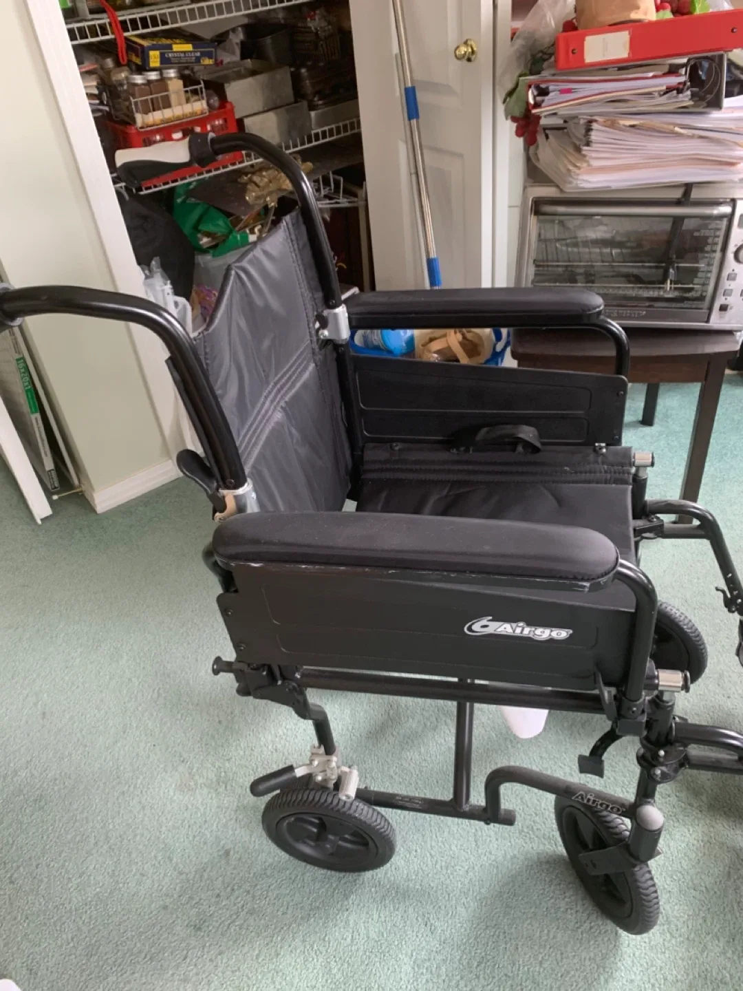 Airgo Lightweight Black Wheelchair, transport image indicator(4)