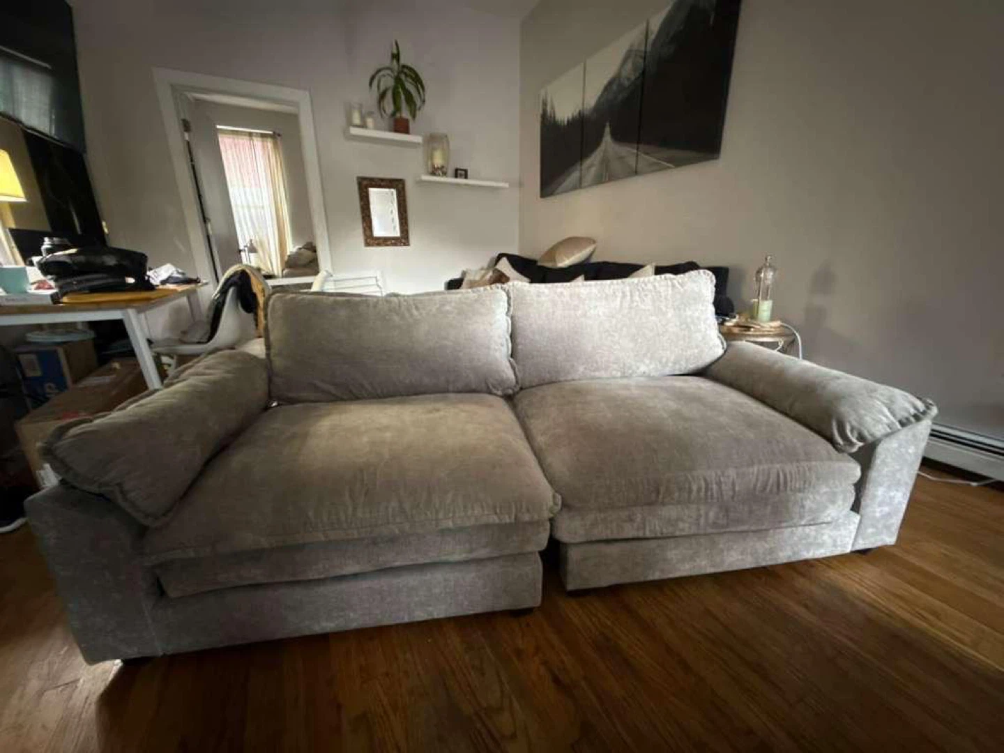 Cloud Couch - Super Comfortable! Loveseat - photo 3