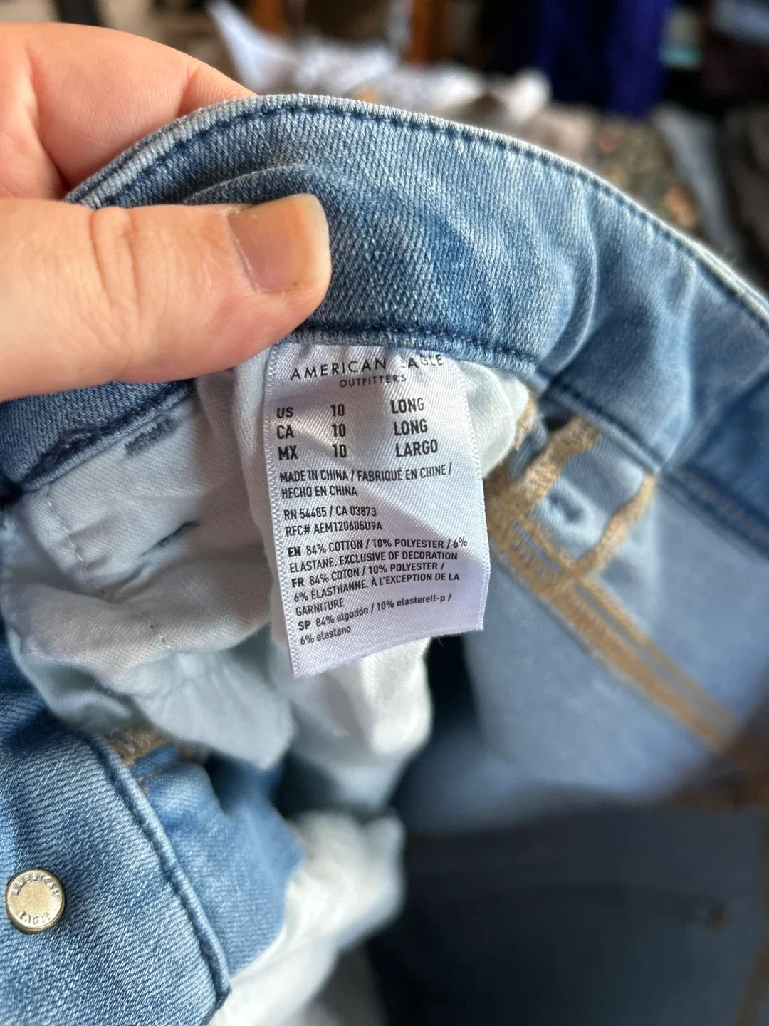 American Eagle Dream Jeans Size 10 image indicator(5)