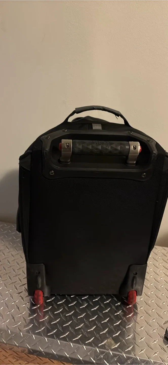 The North Face Rolling Duffel Bag - Grey & Black image indicator(2)