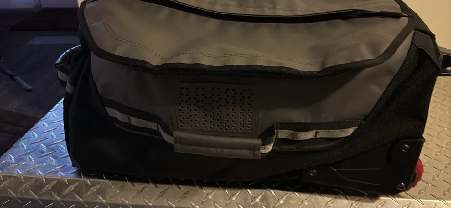 The North Face Rolling Duffel Bag - Grey & Black image indicator(4)