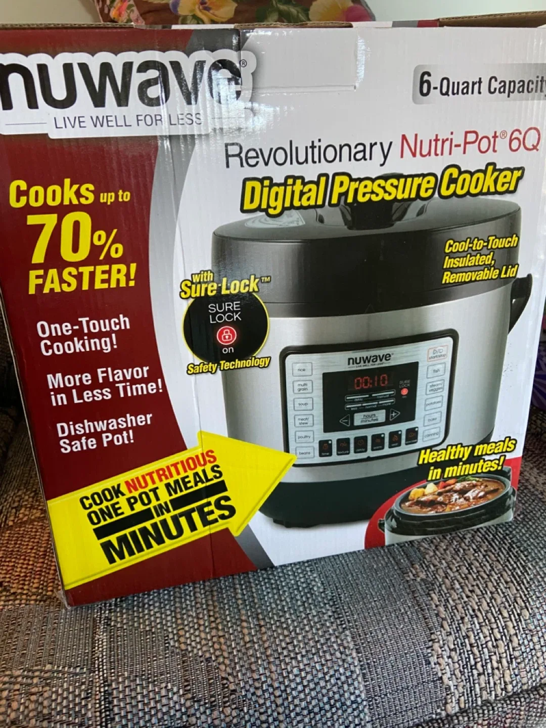 NuWave Nutri-Pot 6Q Digital Pressure Cooker - New image indicator(2)