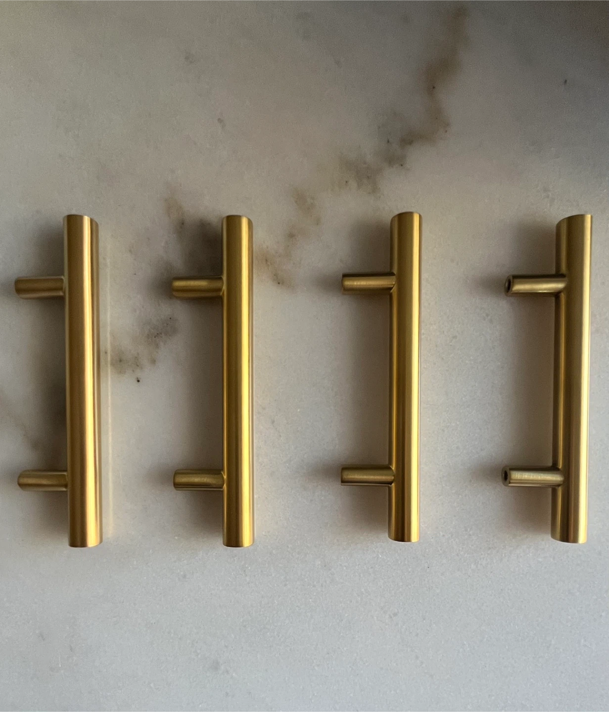 Kohler Purist 3” Cabinet Pull Modern Brushed Gold