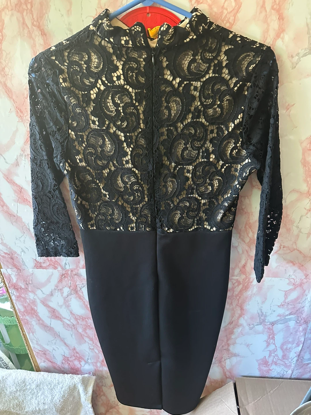 Black Lace Dress.
