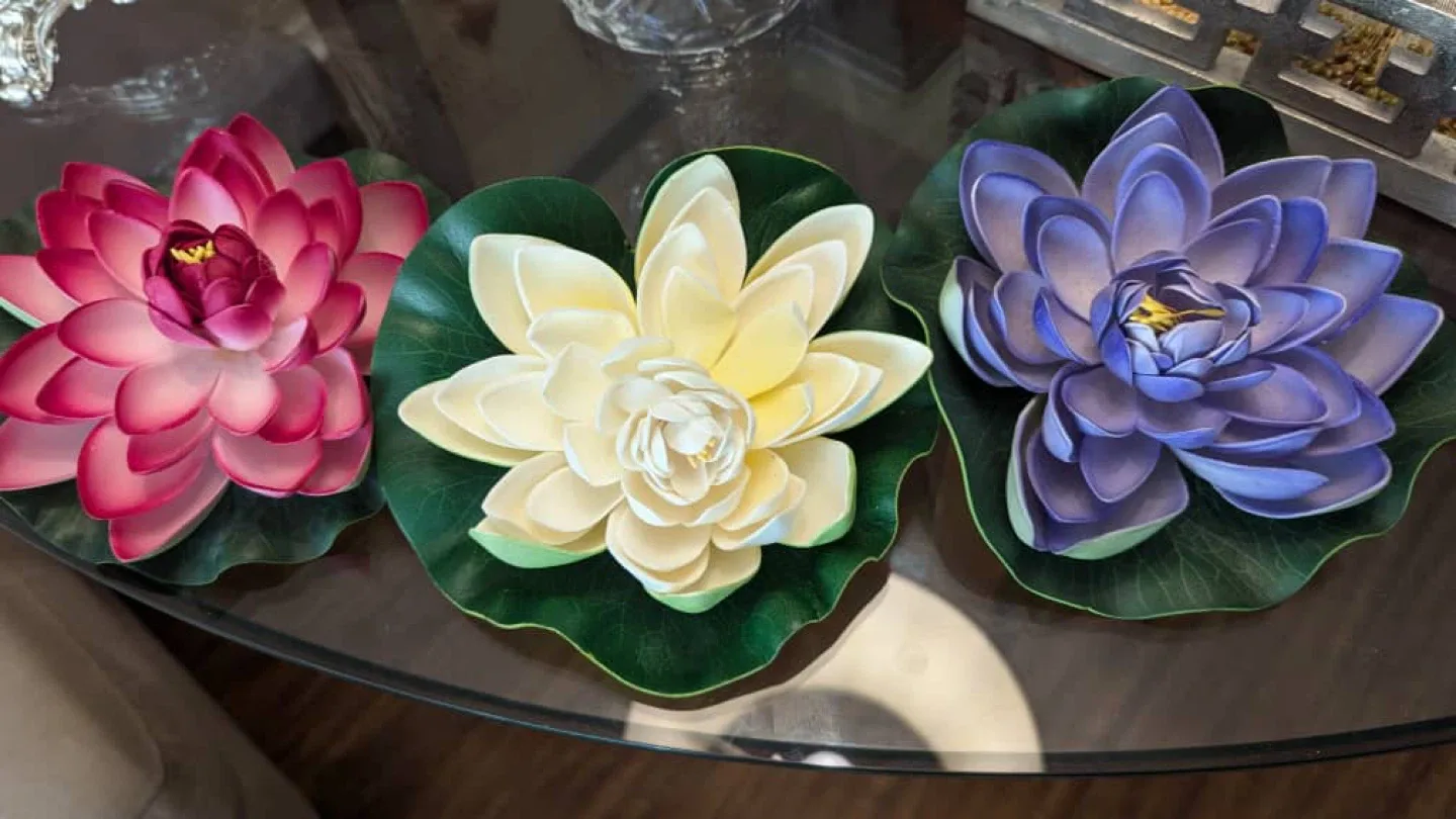 Decorative Lotus Flowers