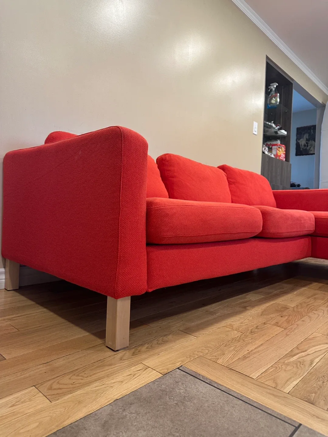 IKEA Karlstad Sectional Sofa with Chaise (CAN DELIVER) image indicator(3)