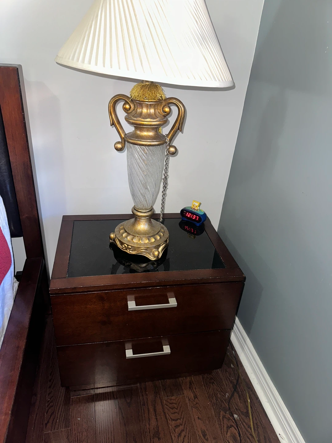 Bedside Table with Drawers - photo 2