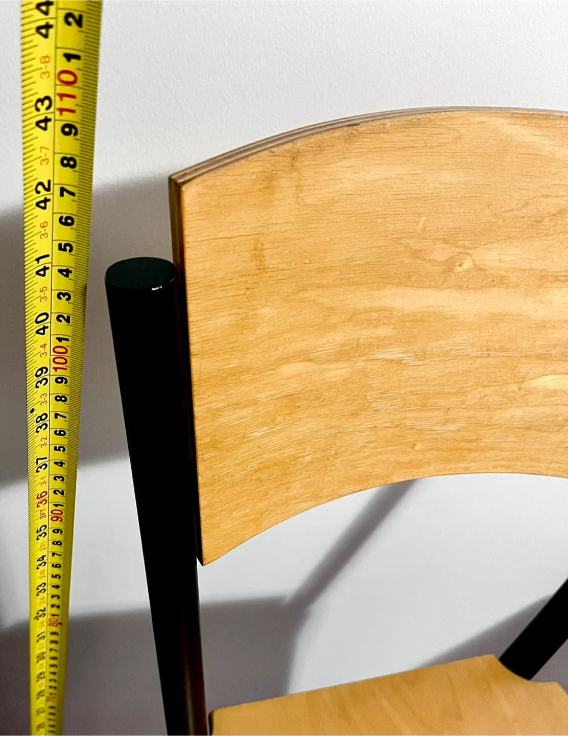 Wood & Black Bar Stool (Set of 2) image indicator(3)