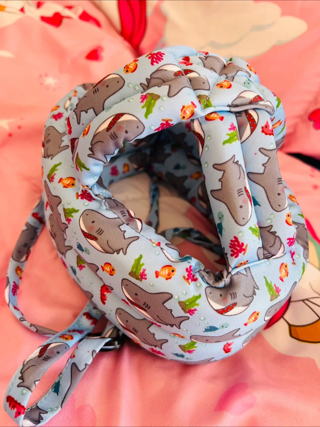 Baby Head Protector Helmet - Shark Pattern