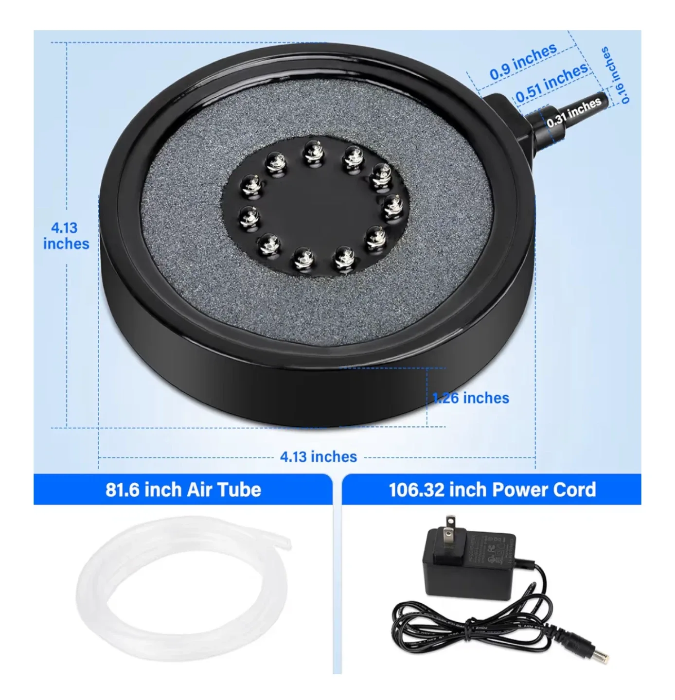 fishkeeper Aquarium Bubble Light FK019 - New in Box! image indicator(2)