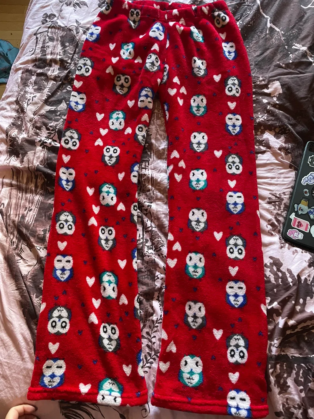 Red Owl Print Pajama Pants thumbnail