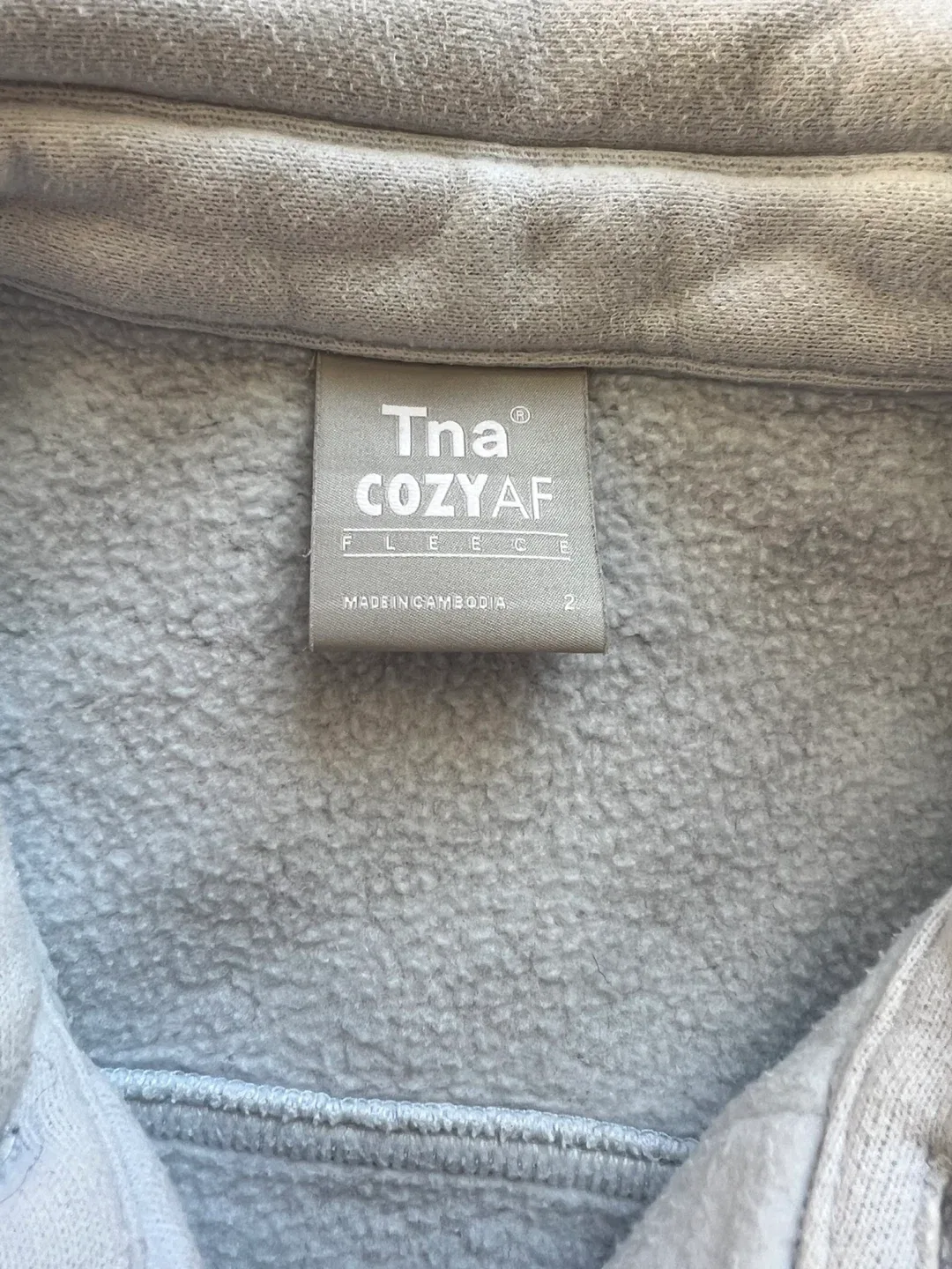 Tna COZYAF Fleece Shirt Jacket - Size 2 image indicator(3)