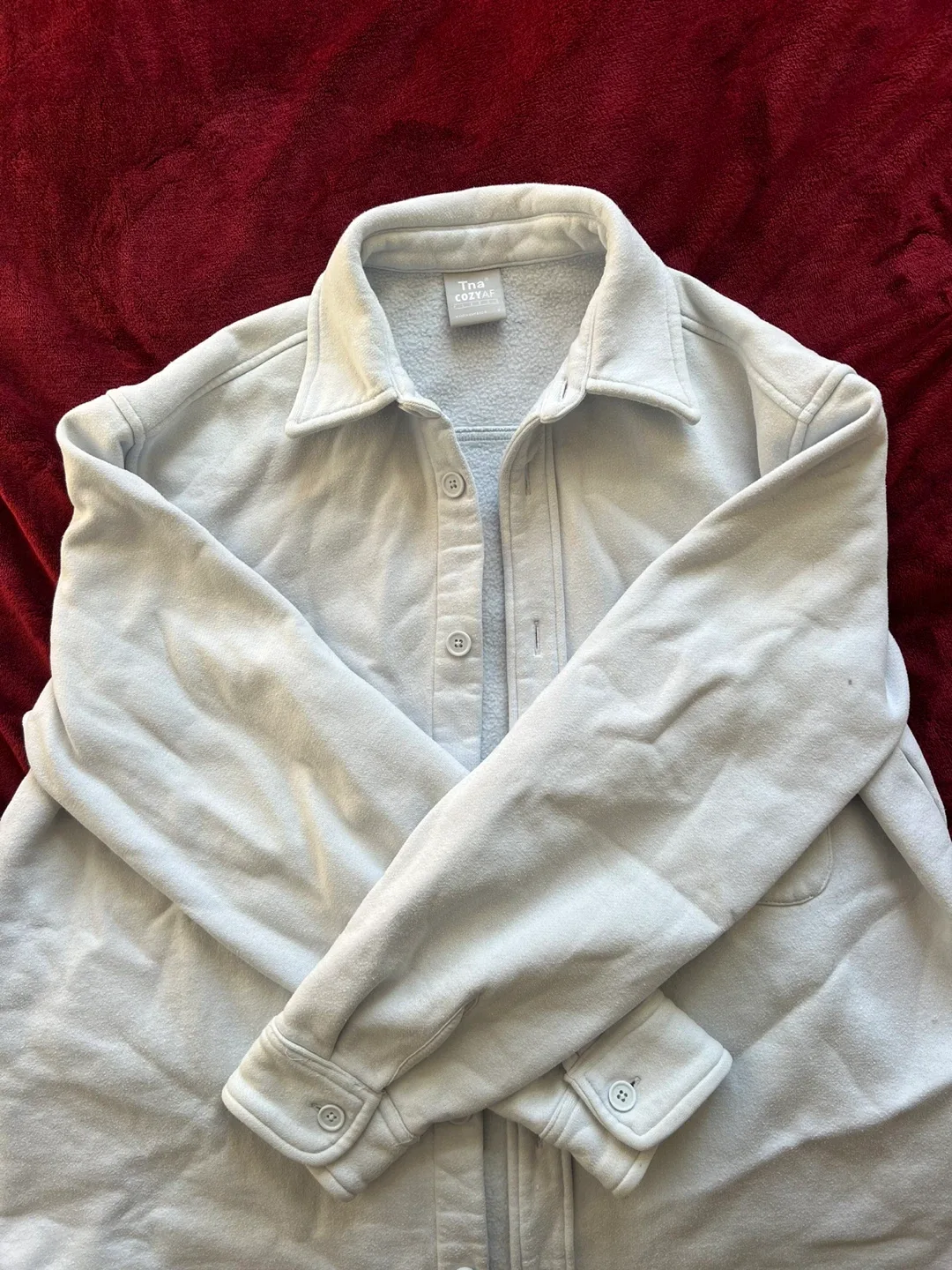 Tna COZYAF Fleece Shirt Jacket - Size 2 image indicator(2)