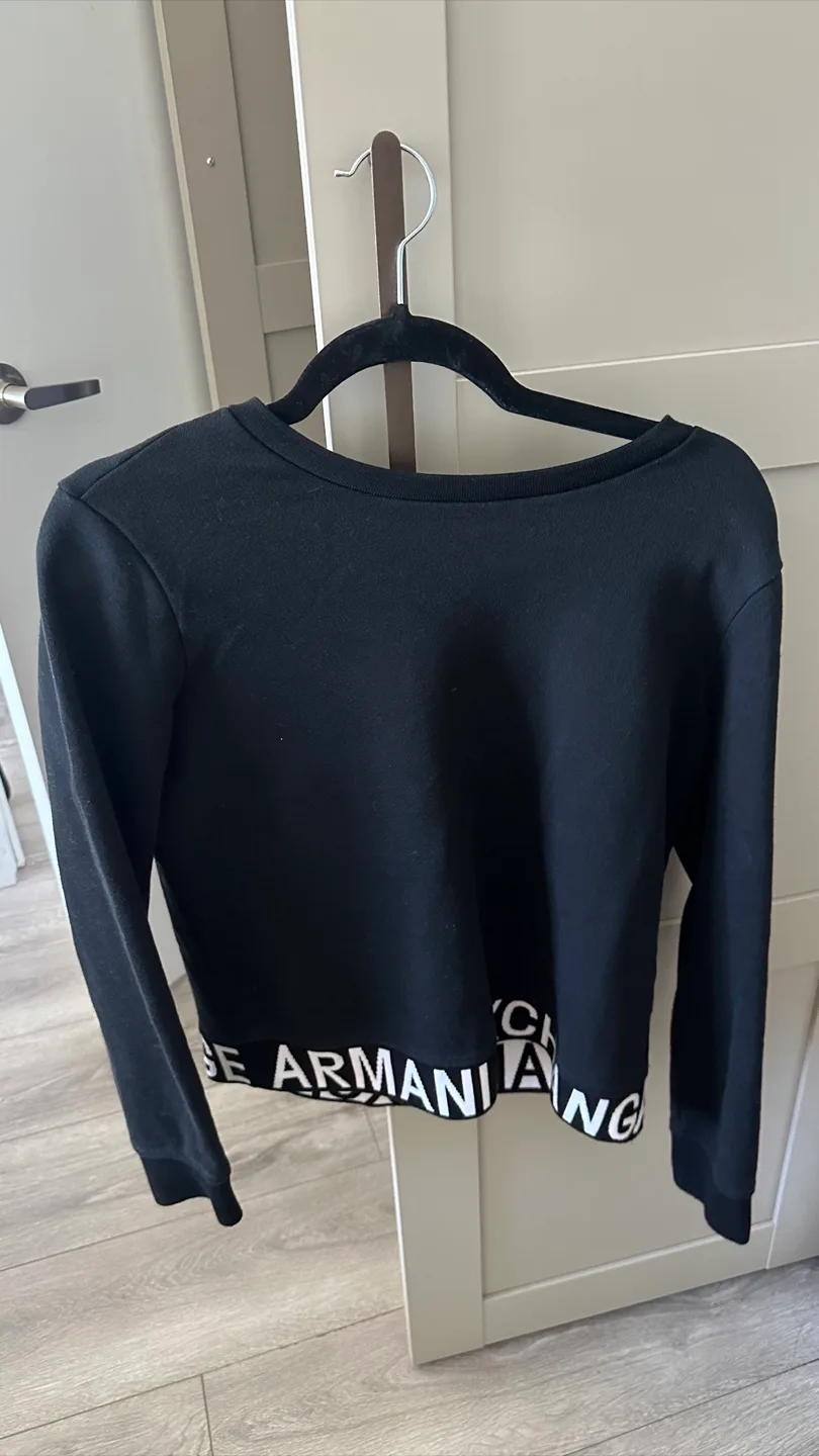 Armani Exchange Black Sweatshirt - Size L