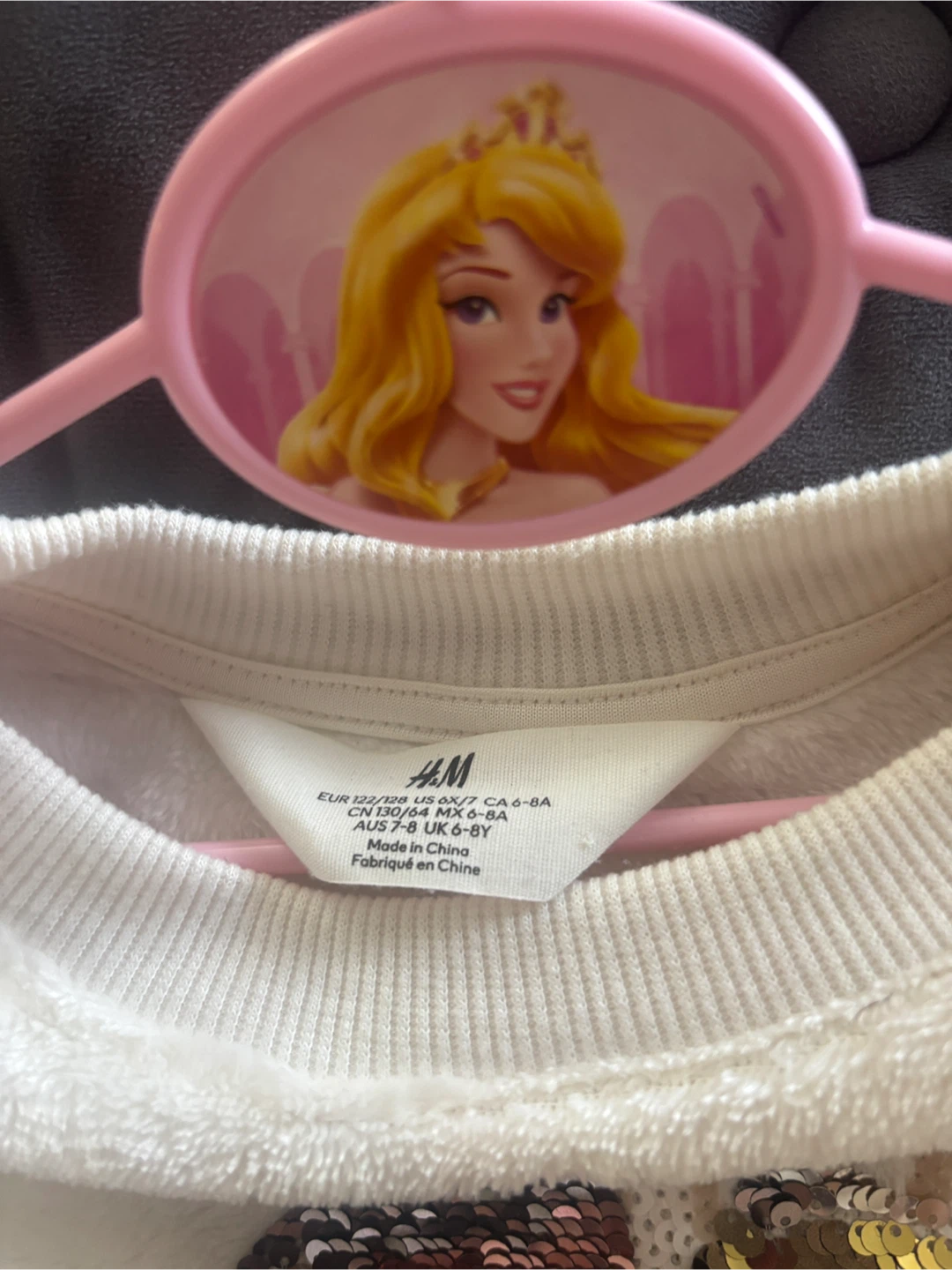 H&M Girl's Sequin Sweater, Size 6-8Y - photo 2