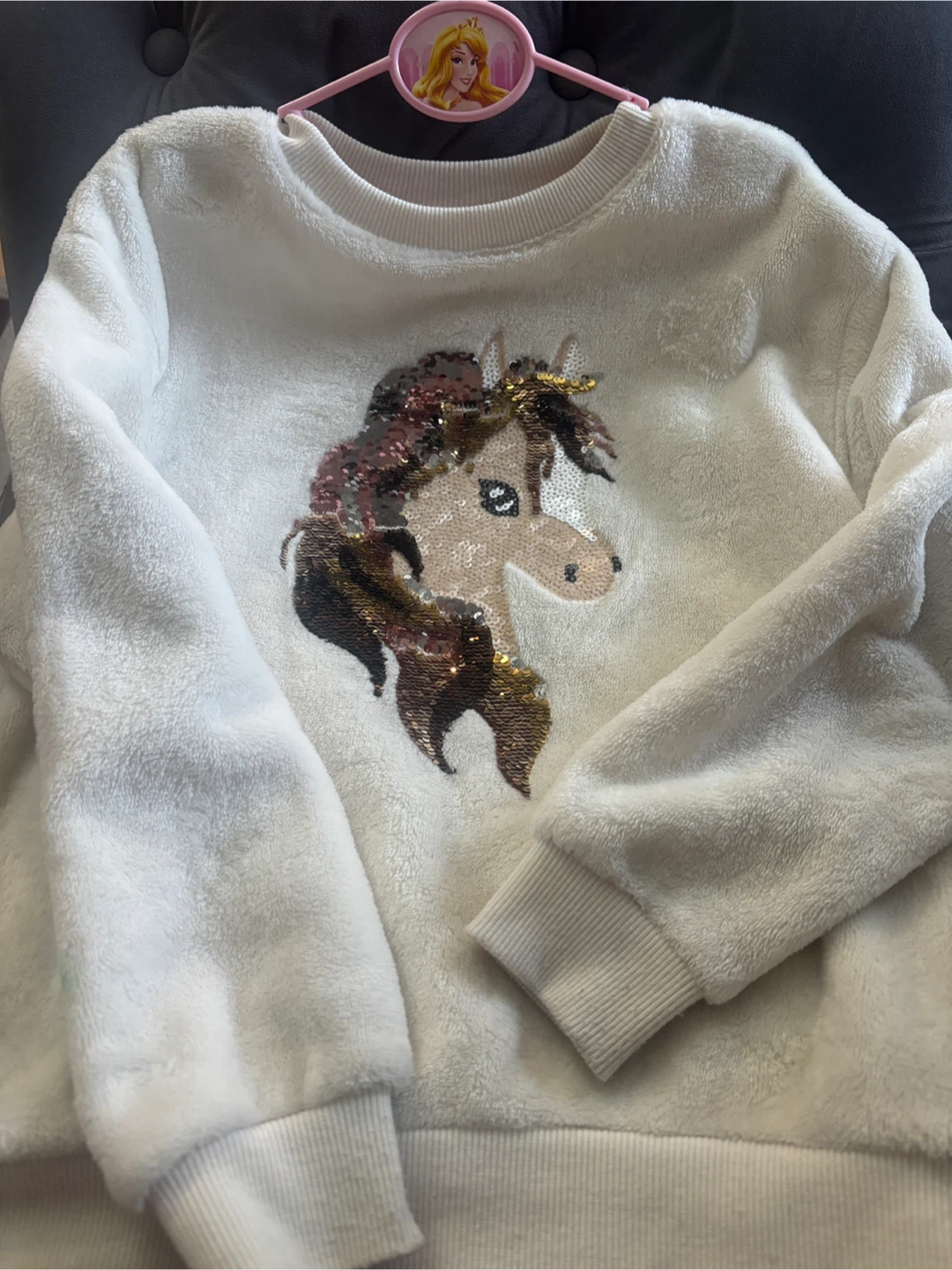 H&M Girl's Sequin Sweater, Size 6-8Y - photo 4