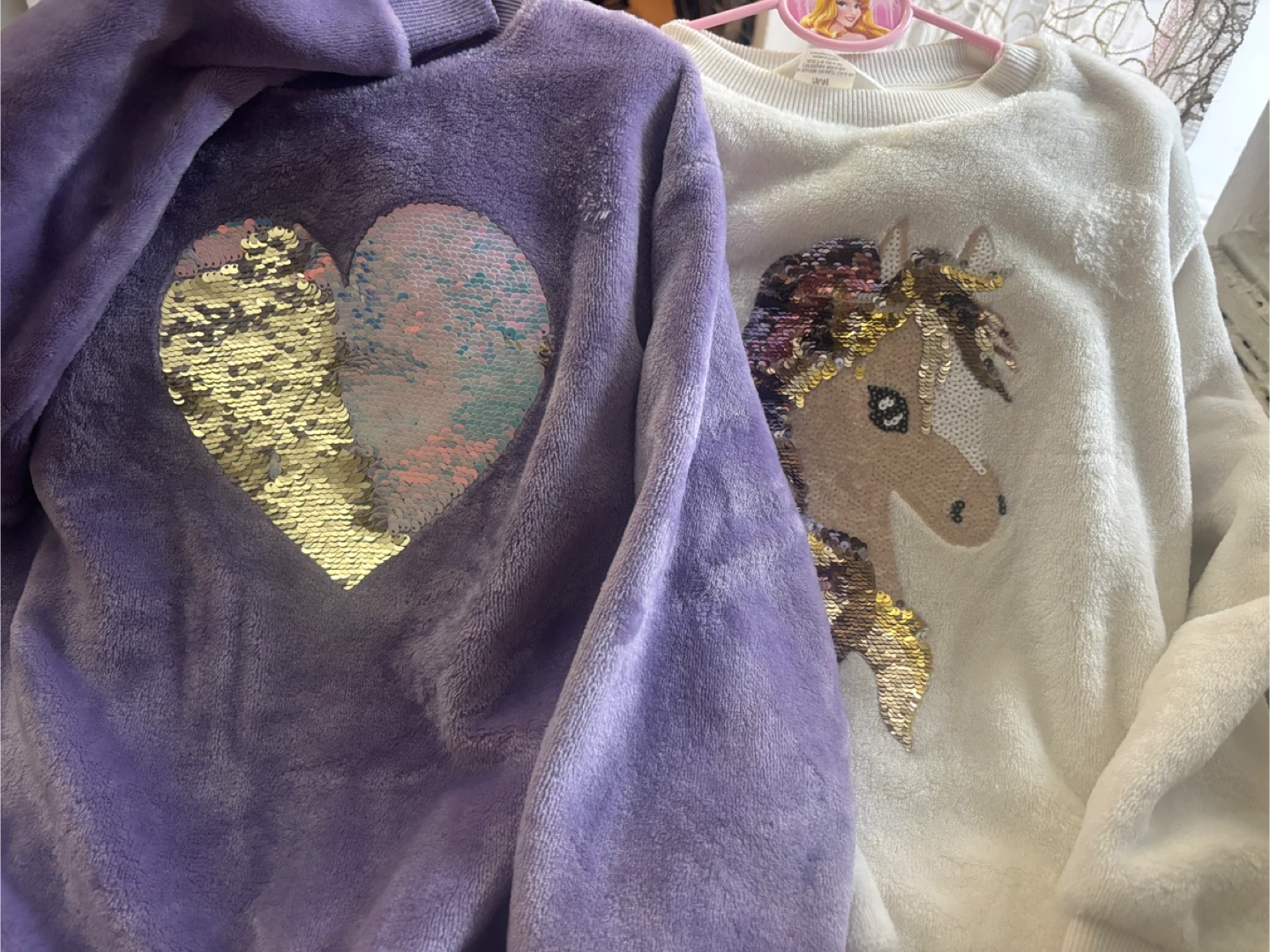 H&M Girl's Sequin Sweater, Size 6-8Y