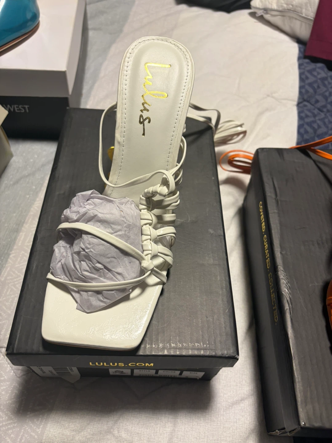 Lulus White Heels - Size 8