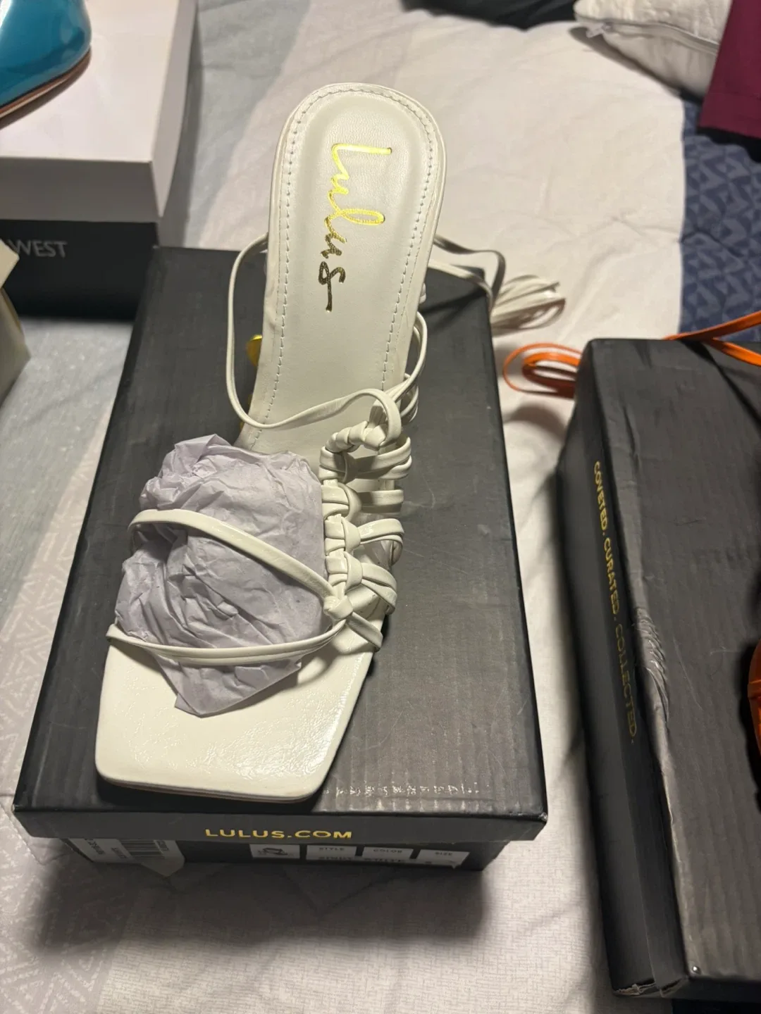 Lulus White Heels - Size 8